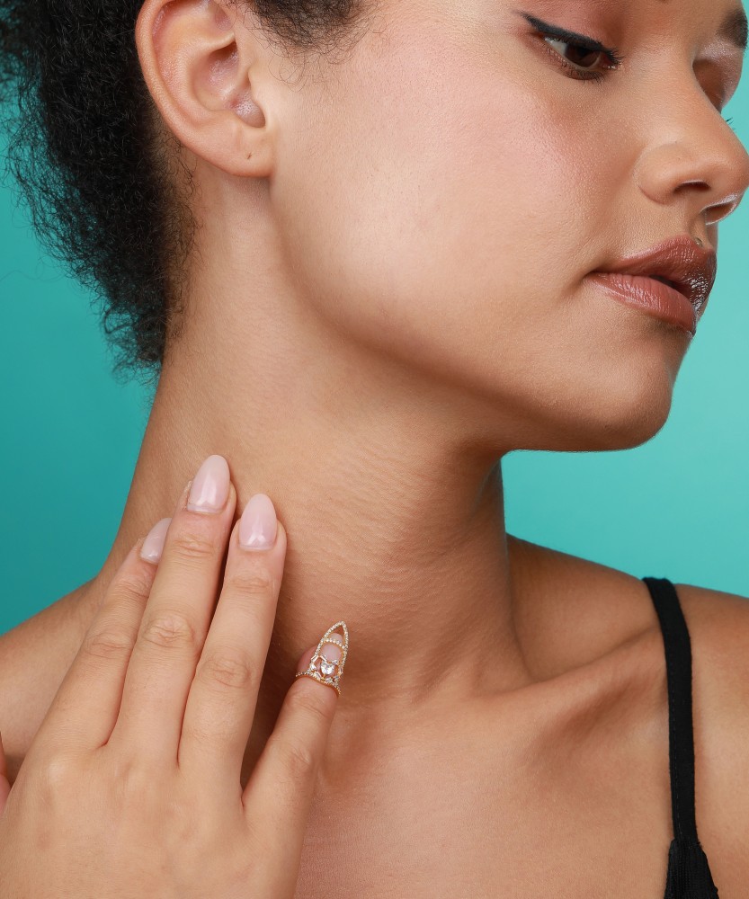 perla nail ring — Laura Estrada Jewelry