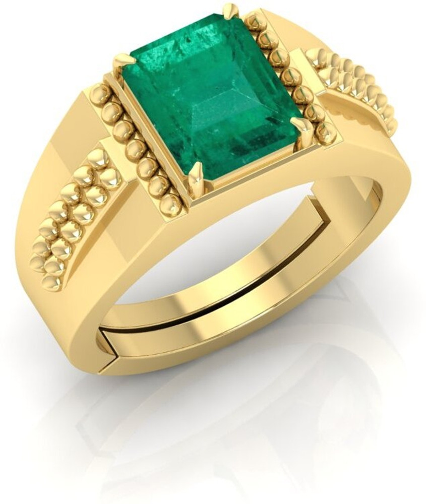 Pranjal Gems Brass Emerald Ring Price in India Buy Pranjal Gems Brass Emerald Ring Online at Best Prices in India Flipkart