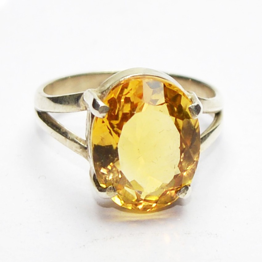 Citrine stone deals ring price