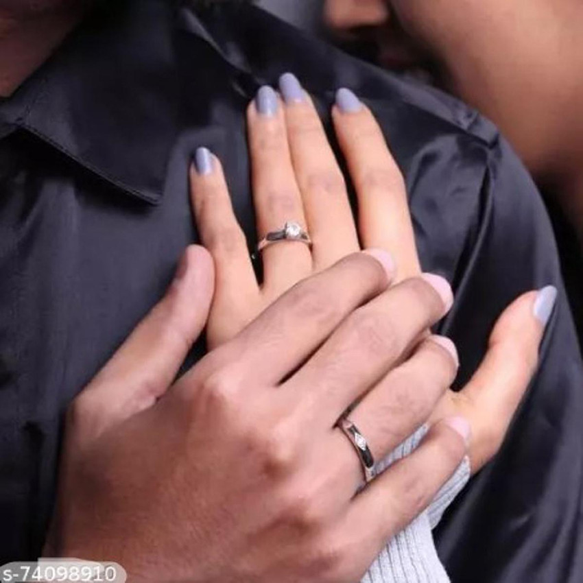 Boy and girl promise rings discount