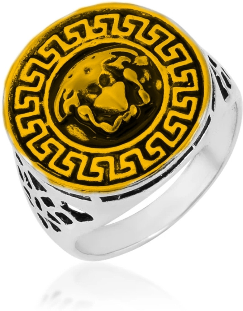 Silver versace ring mens hotsell