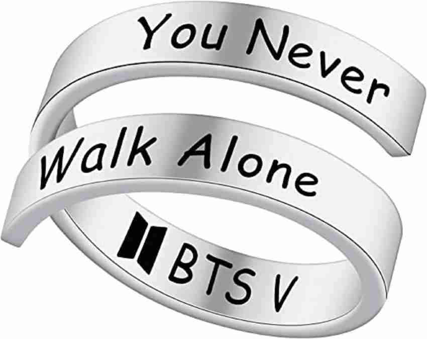 University Trendz Stainless Steel BTS Member Silver Colour V ring Stainless Steel Ring Price in India Buy University Trendz Stainless Steel BTS Member Silver Colour V ring Stainless Steel Ring Online