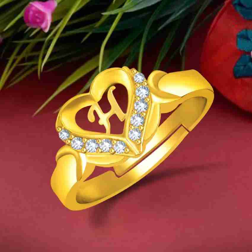 H letter ring hot sale