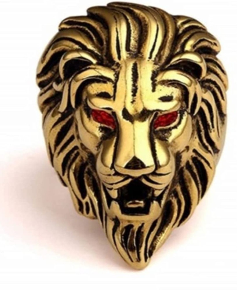 Lion ring online hot sale