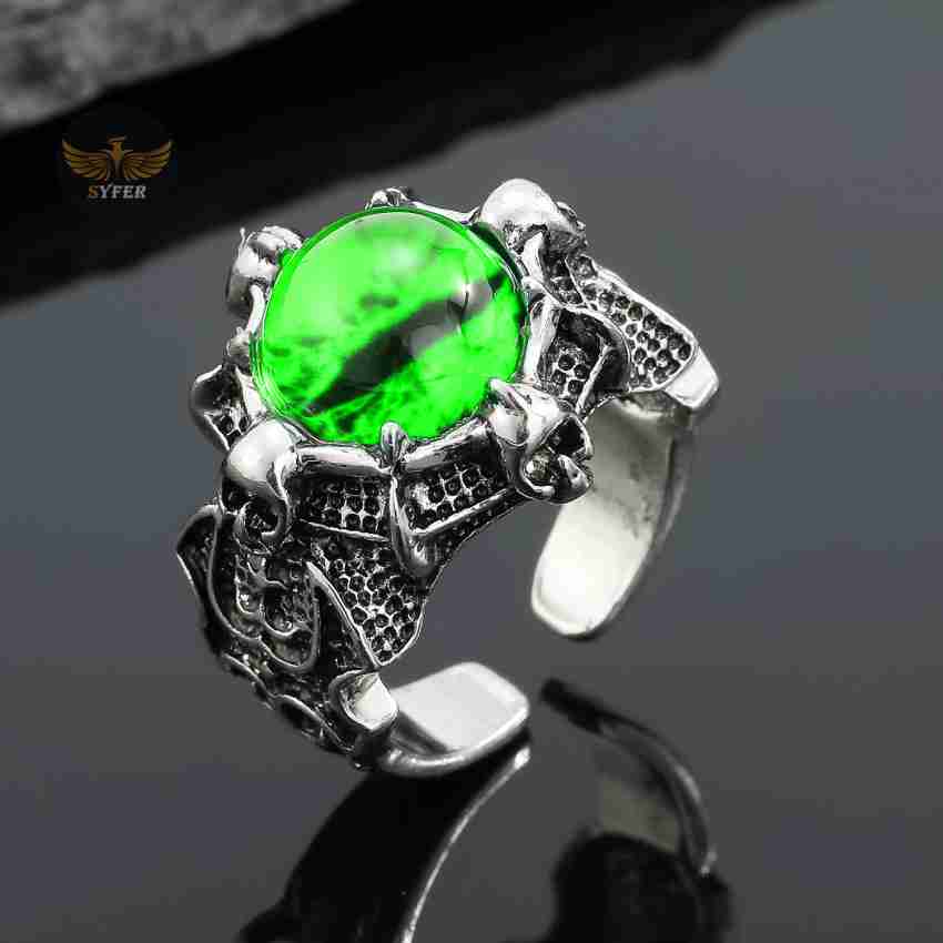 Emerald on sale dragon ring