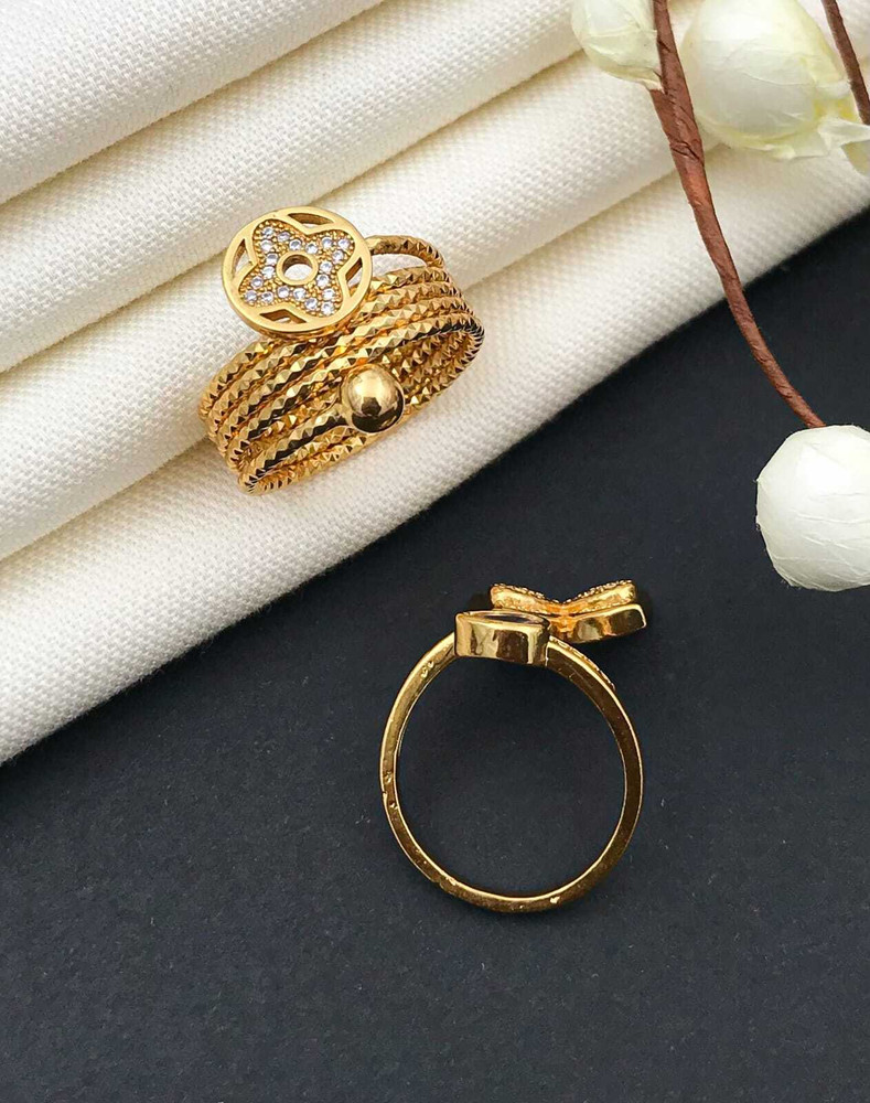 dharti center full ring Brass Gold Plated Ring Price in India Buy dharti center full ring Brass Gold Plated Ring Online at Best Prices in India Flipkart