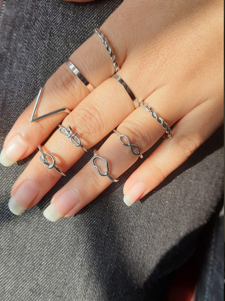 Artificial discount silver rings