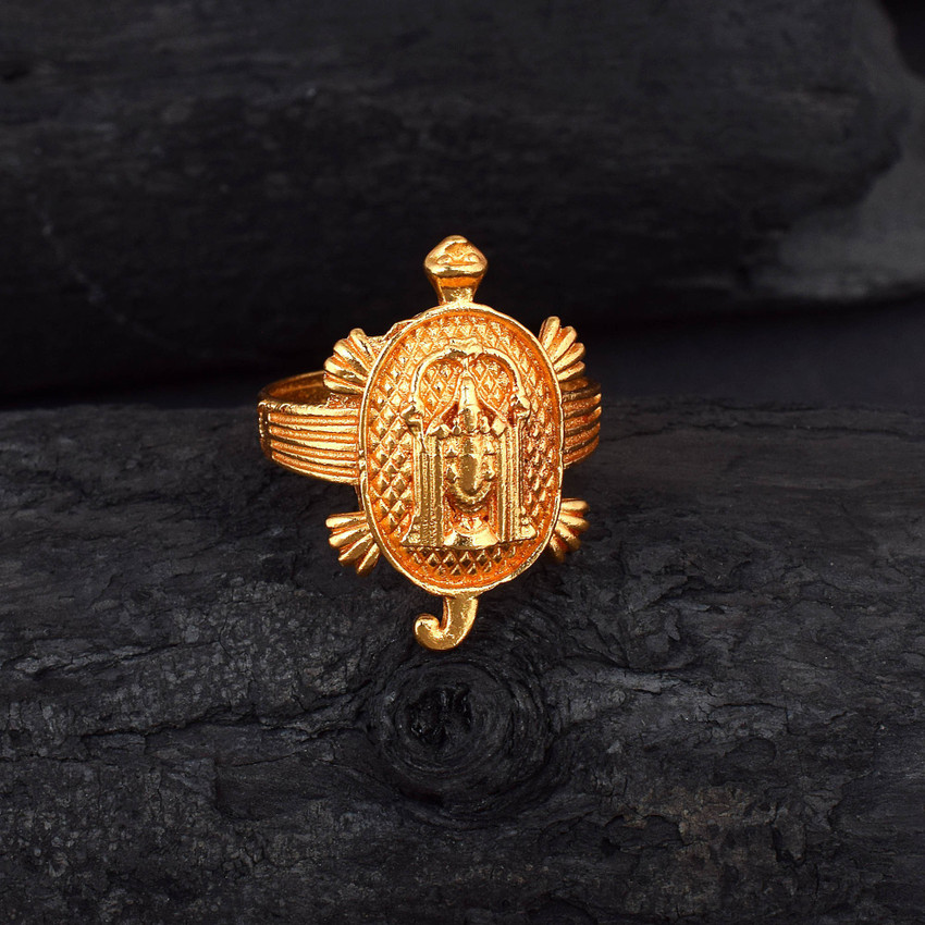 Zumrut Gold Plated Tirupati Balaji Sri Venkateswara Swamy on