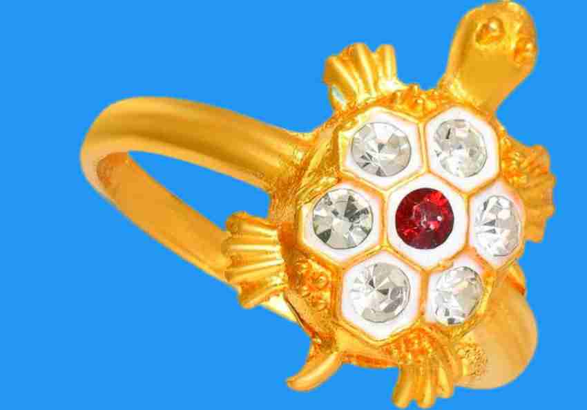 Dynamic Retail Global Tortoise Turtle Kachua Meru Ring for Men
