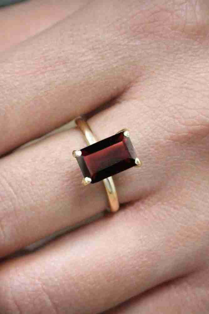 Unique best sale garnet rings