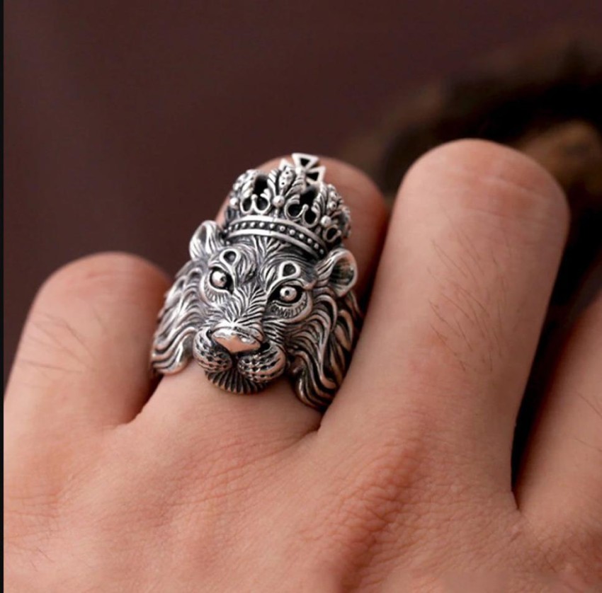 Chandi ki ring online design for man