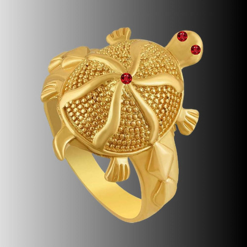 Dynamic Retail Global Tortoise Turtle Kachua Meru Ring for Men