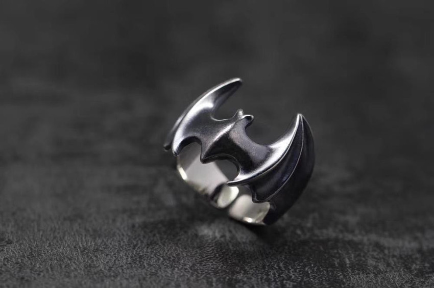 Syfer Batman Ring for Men and Boy Ring for Biker Stainless Steel