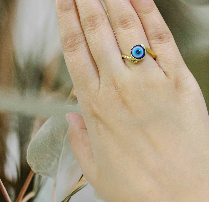 Eye evil clearance ring