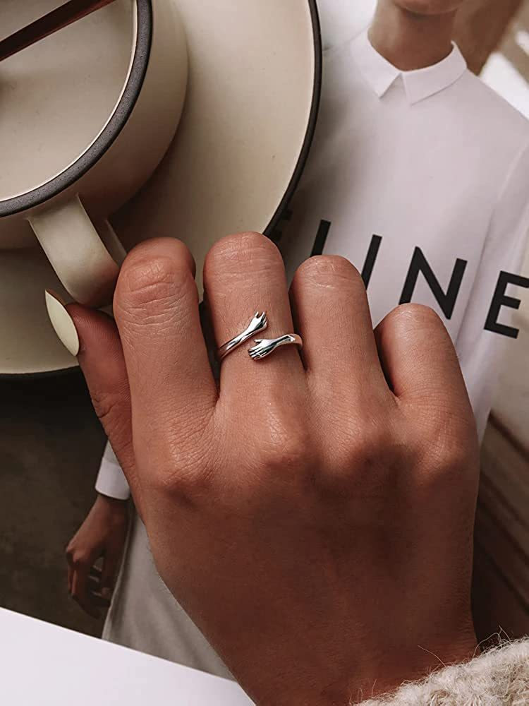 Pure silver rings for womens deals flipkart