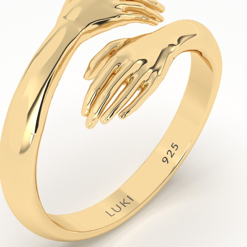 9ct gold hug deals ring