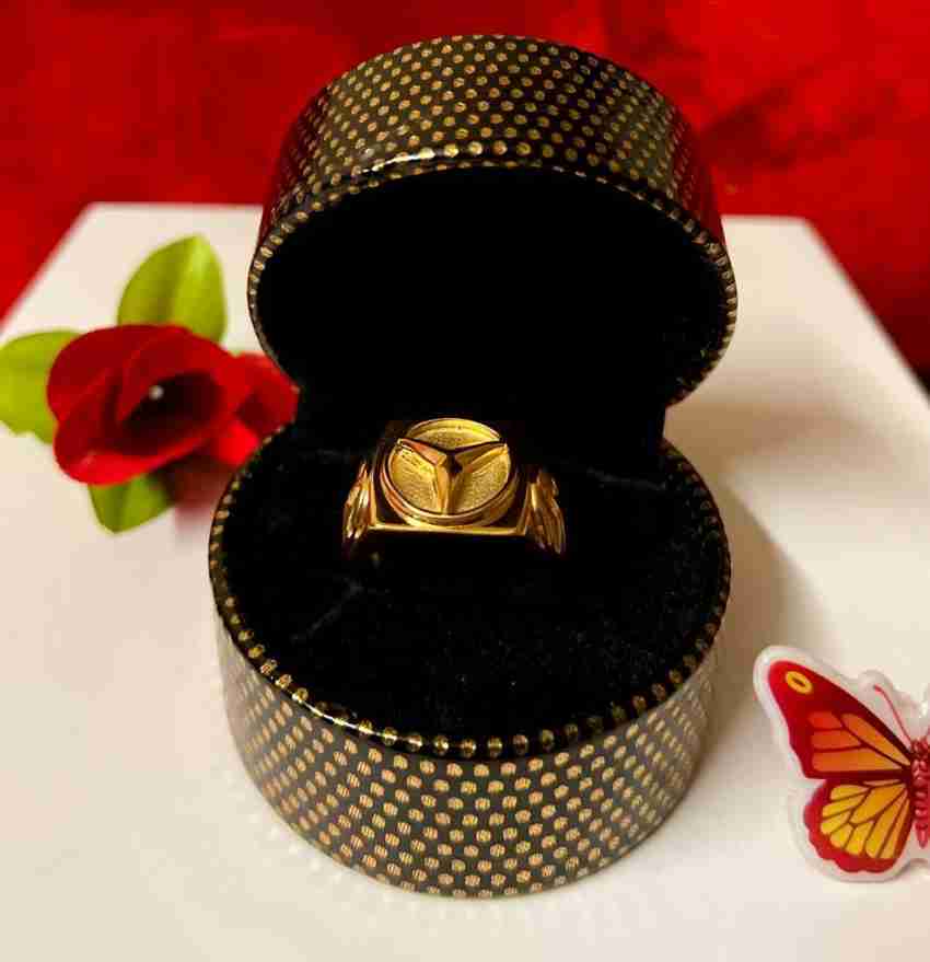 Mercedes benz hot sale gold ring