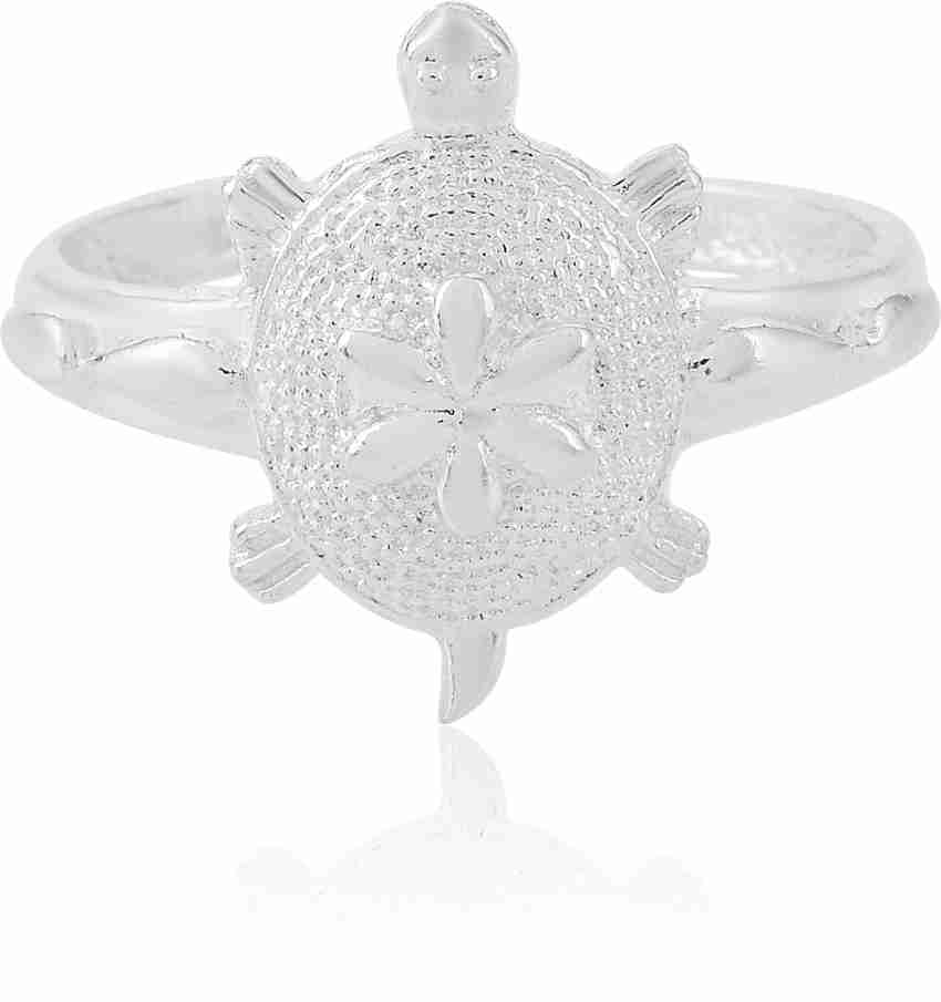 DULCI Feng Shui Silver Plated Turtle Kachua Tortoise Finger Ring for Women Brass Silver Plated Ring Price in India Buy DULCI Feng Shui Silver Plated Turtle Kachua Tortoise Finger Ring for