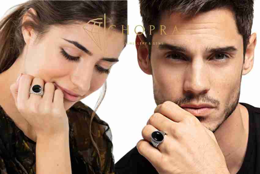 Chopra Gems Unique Effective Black Hakik Astrological Ring For Men Women Brass Ring Price in India Buy Chopra Gems Unique Effective Black Hakik Astrological Ring For Men