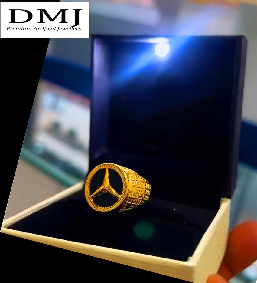 Mercedes hot sale ring gold