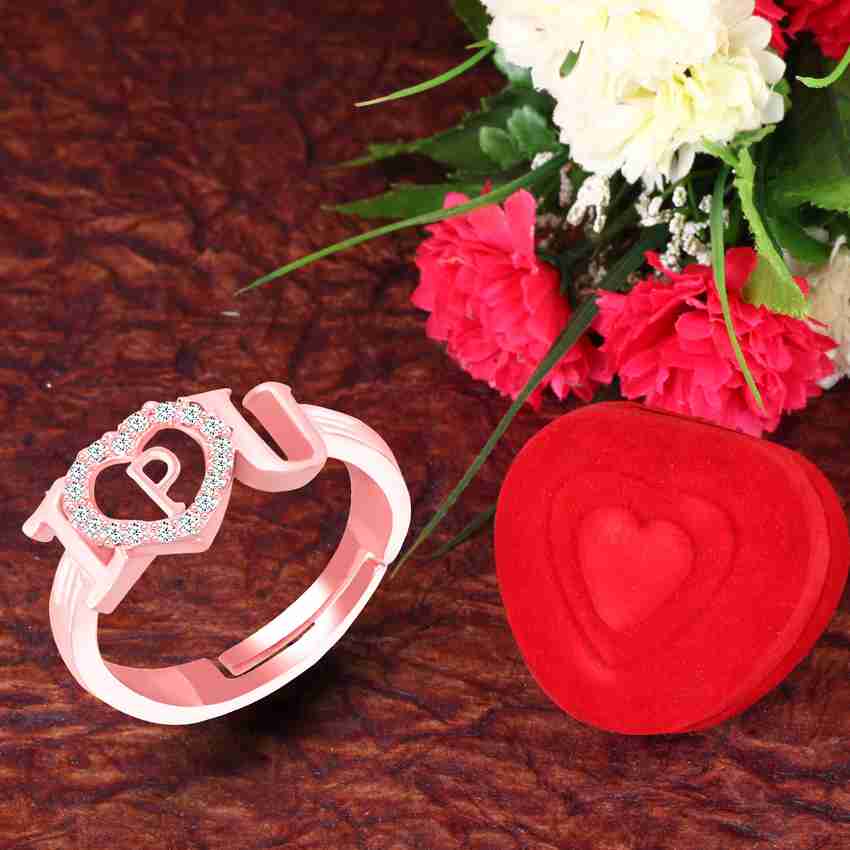 P cheap name ring