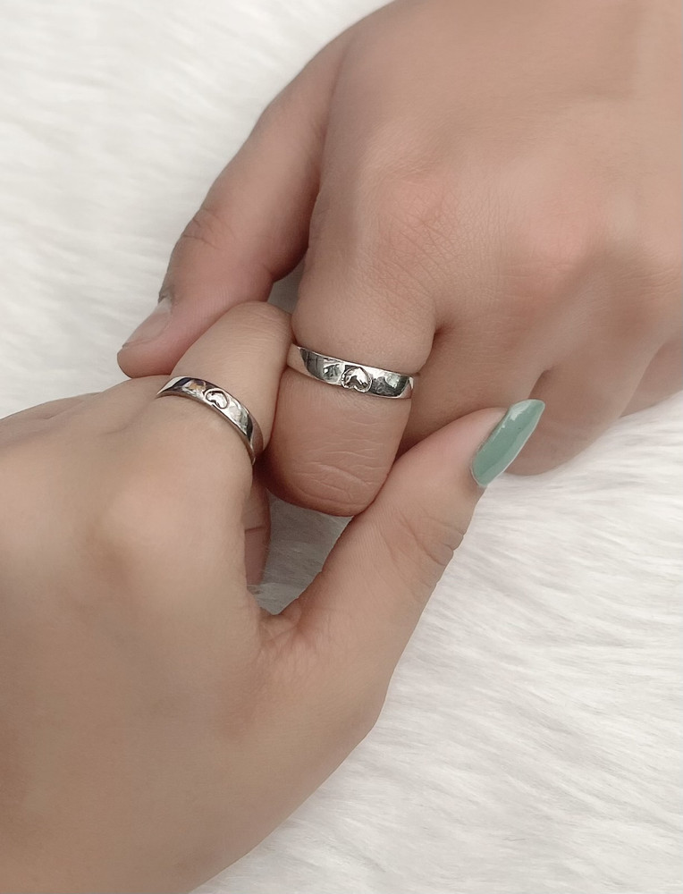 eshna more Couple Rings 2 Metal Silver Plated Ring Set Price in India Buy eshna more Couple Rings 2 Metal Silver Plated Ring Set Online at Best Prices in India Flipkart