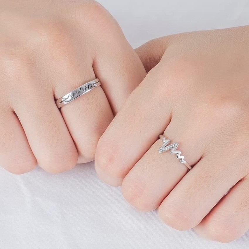 Heartbeat clearance rings couple