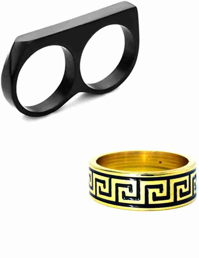 Versace finger new arrivals ring