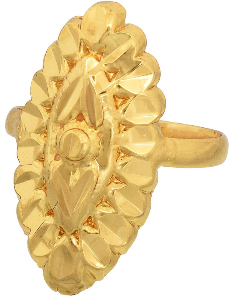 Finger Ring Design Flipkart Gold Ring Dzinetrendz Br(Marquoise