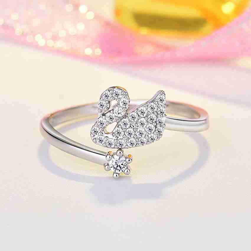 Swan new arrivals ring swarovski