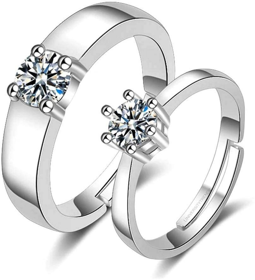 Husband and wife wedding ring sets hot sale