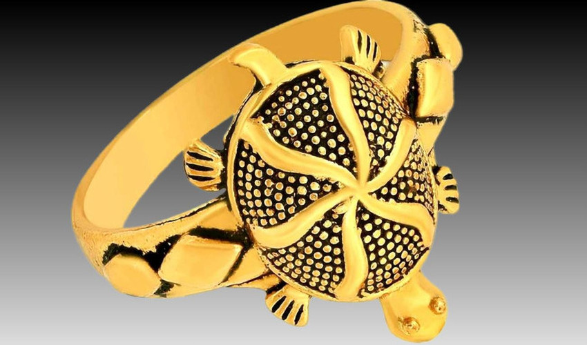 Dynamic Retail Global Tortoise Turtle Kachua Meru Ring for Men