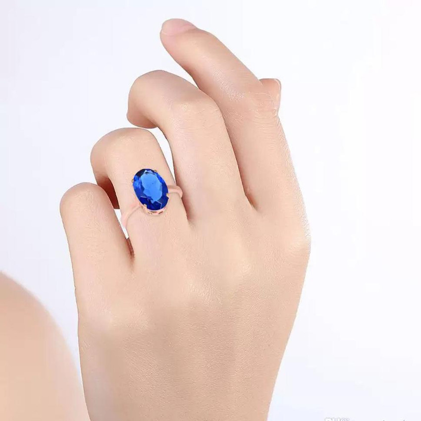 Neelam stone ring on sale