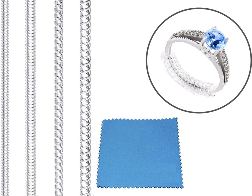 HASTHIP Ring Adjuster for Loose Rings Invisible Ring Size Adjuster for  Oversized Rings Silver Ring Price in India - Buy HASTHIP Ring Adjuster for  Loose Rings Invisible Ring Size Adjuster for Oversized Rings Silver Ring  Online at Best Prices in India