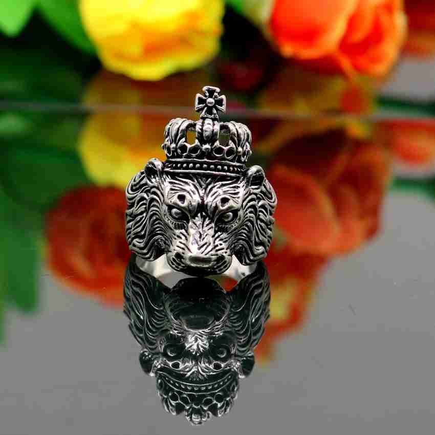 King on sale silver ring