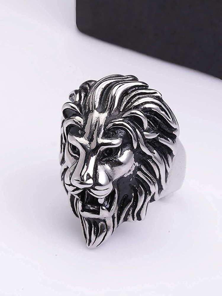 Europe Fashion Beauty Lion Head Ring for Men Women Silver Tone ring 16 19 Alloy Silver Plated Ring Price in India Buy Europe Fashion Beauty Lion Head Ring for Men