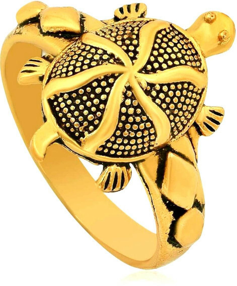 Dynamic Retail Global Tortoise Turtle Kachua Meru Ring for Men