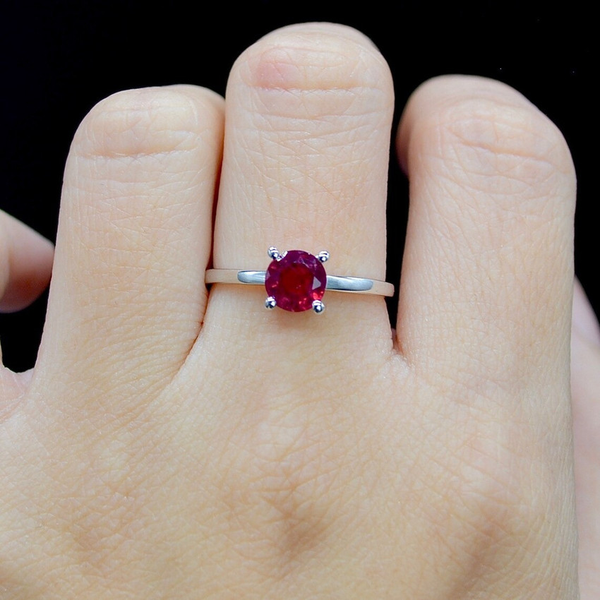 Simple discount ruby ring
