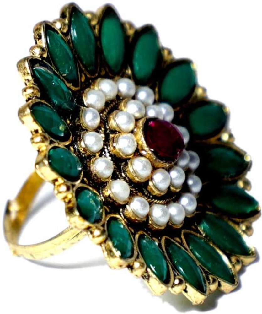 Yogita Creations Brass Gold Plated Ring Price in India Buy Yogita Creations Brass Gold Plated Ring Online at Best Prices in India Flipkart