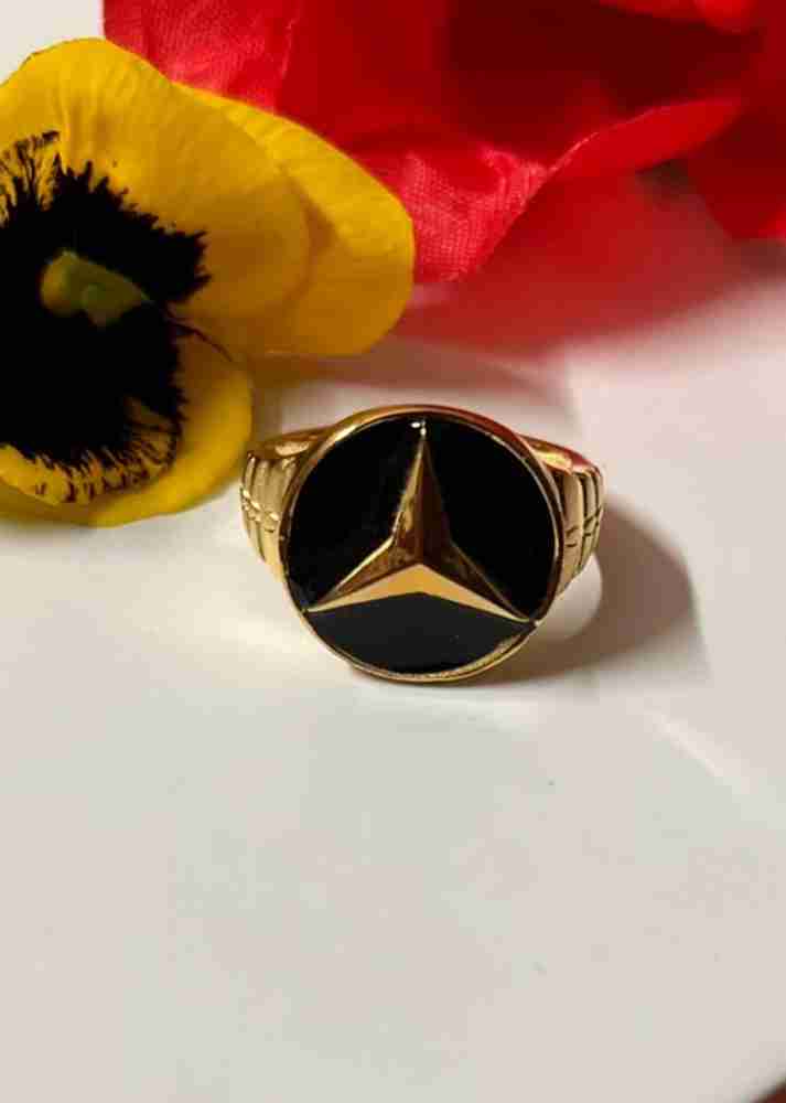 Mercedes benz gold ring best sale