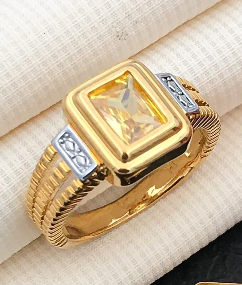 KETMERA Brass Gold Plated Ring Price in India Buy KETMERA Brass