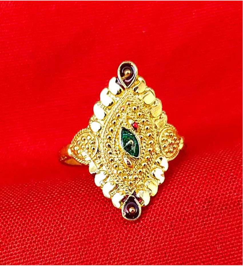 GTY MM Women Ring Alloy Gold Plated Ring Price in India Buy GTY MM Women Ring Alloy Gold Plated Ring Online at Best Prices in India Flipkart