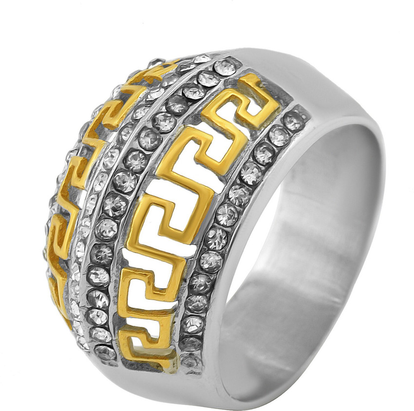 MissMister Gold and black plated Versace Inpired heavy and bold