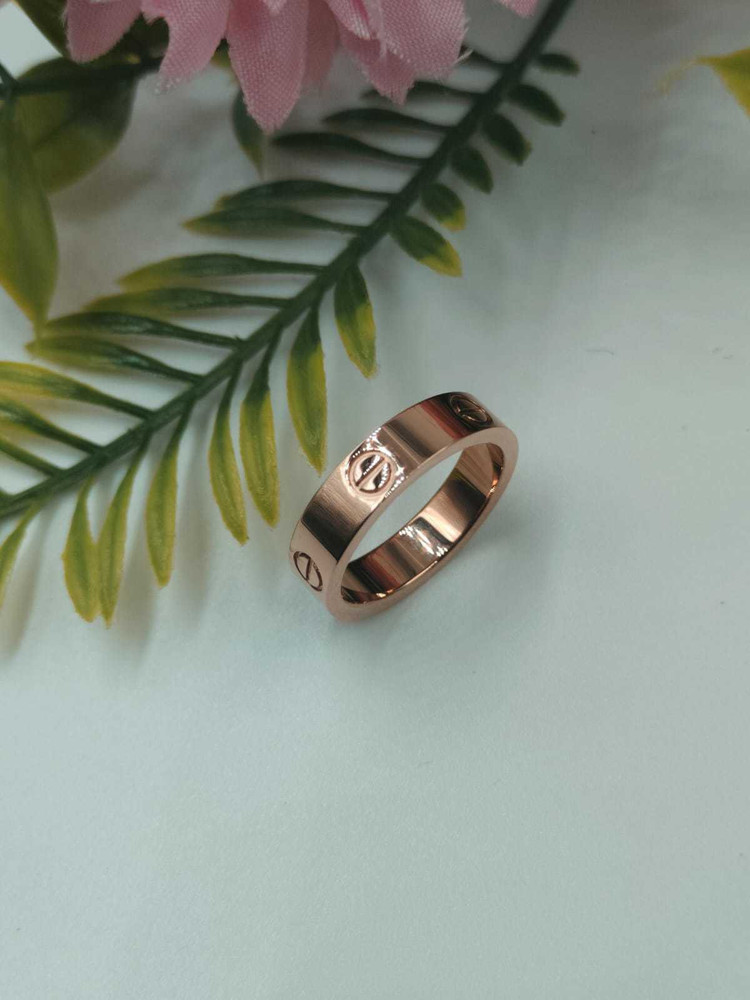 KERRY JEWEL Stainless Steel Cartier Design Ring for Women and Girls Brass Alloy Cubic Zirconia Copper Plated Ring Price in India Buy KERRY JEWEL Stainless Steel Cartier Design Ring for Women