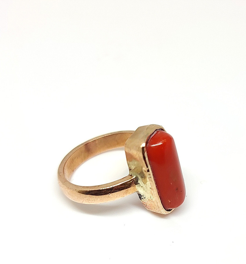 Red color stone ring sales