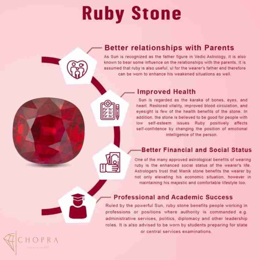 Manik stone for which rashi hot sale