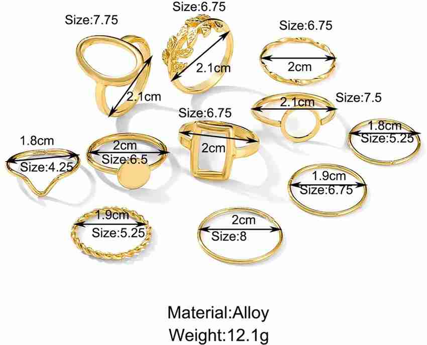 2 cm to store ring size