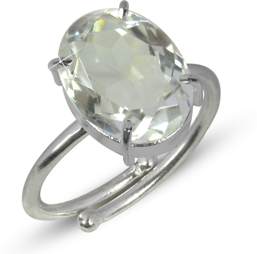 Clear on sale stone ring