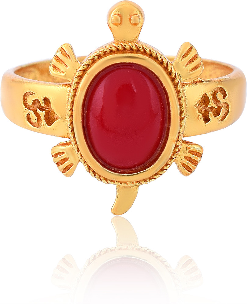 Red stone cheap finger ring