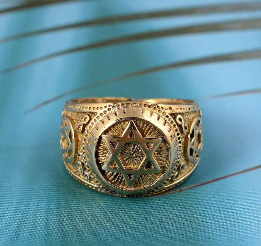 lifeco Star of David Ring Brass Ring Price in India Buy lifeco Star of David Ring Brass Ring Online at Best Prices in India Flipkart